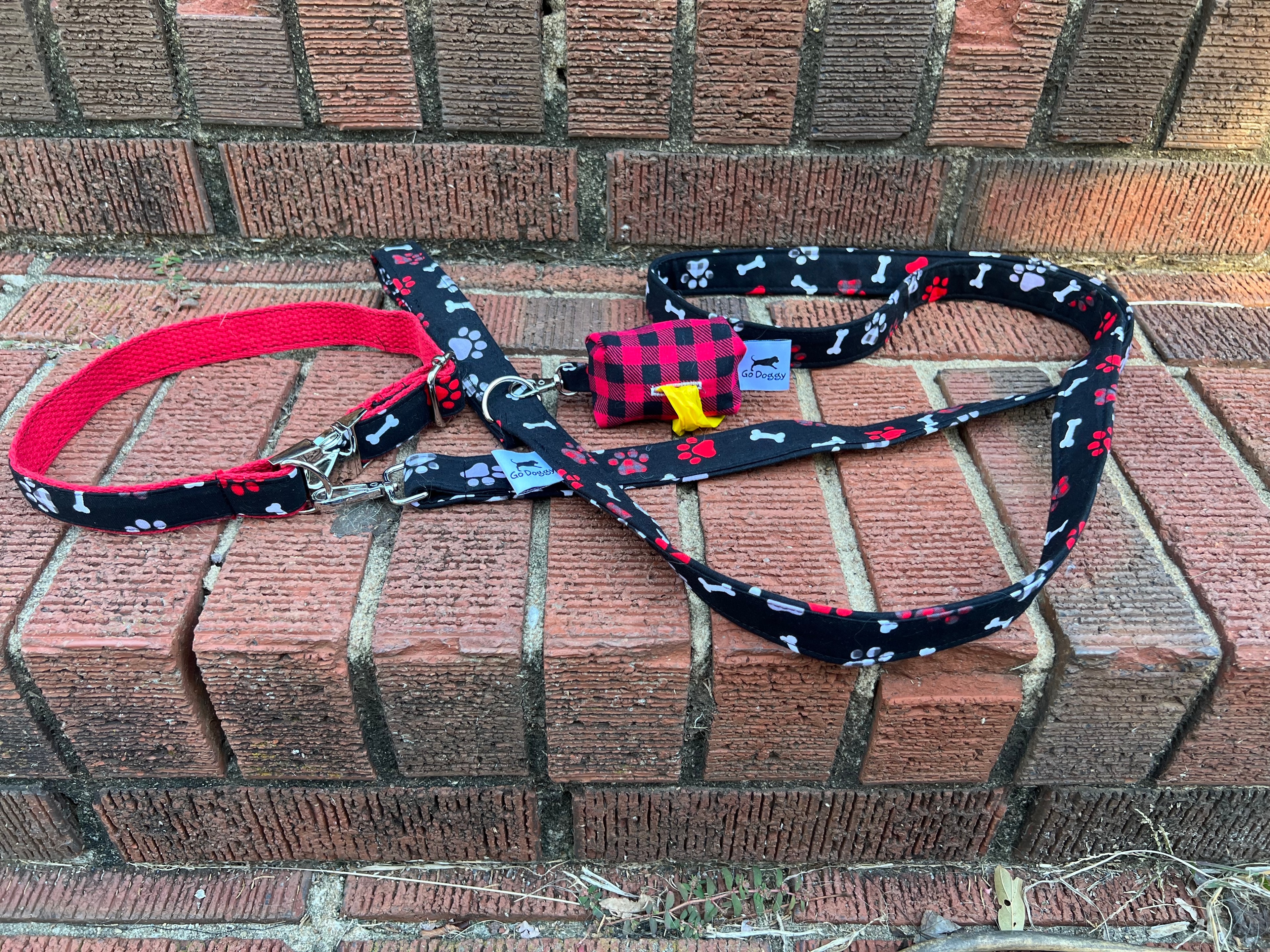 Classic plaid walk set